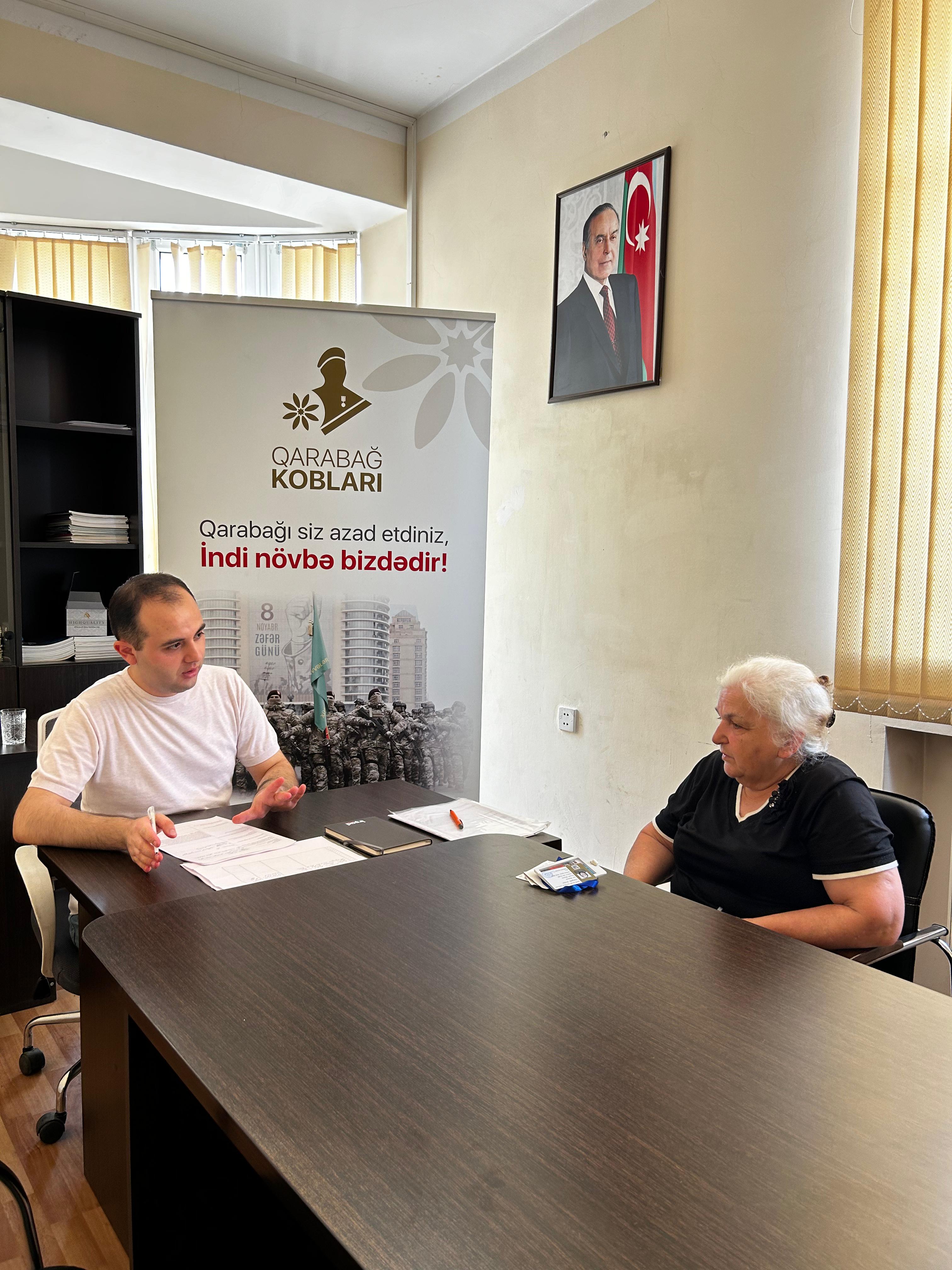 Qarabağ KOB-ları 2024 proqramına cəlb olunacaq şəxslərin Gəncə şəhərində seçimlərinə başlanılıb.