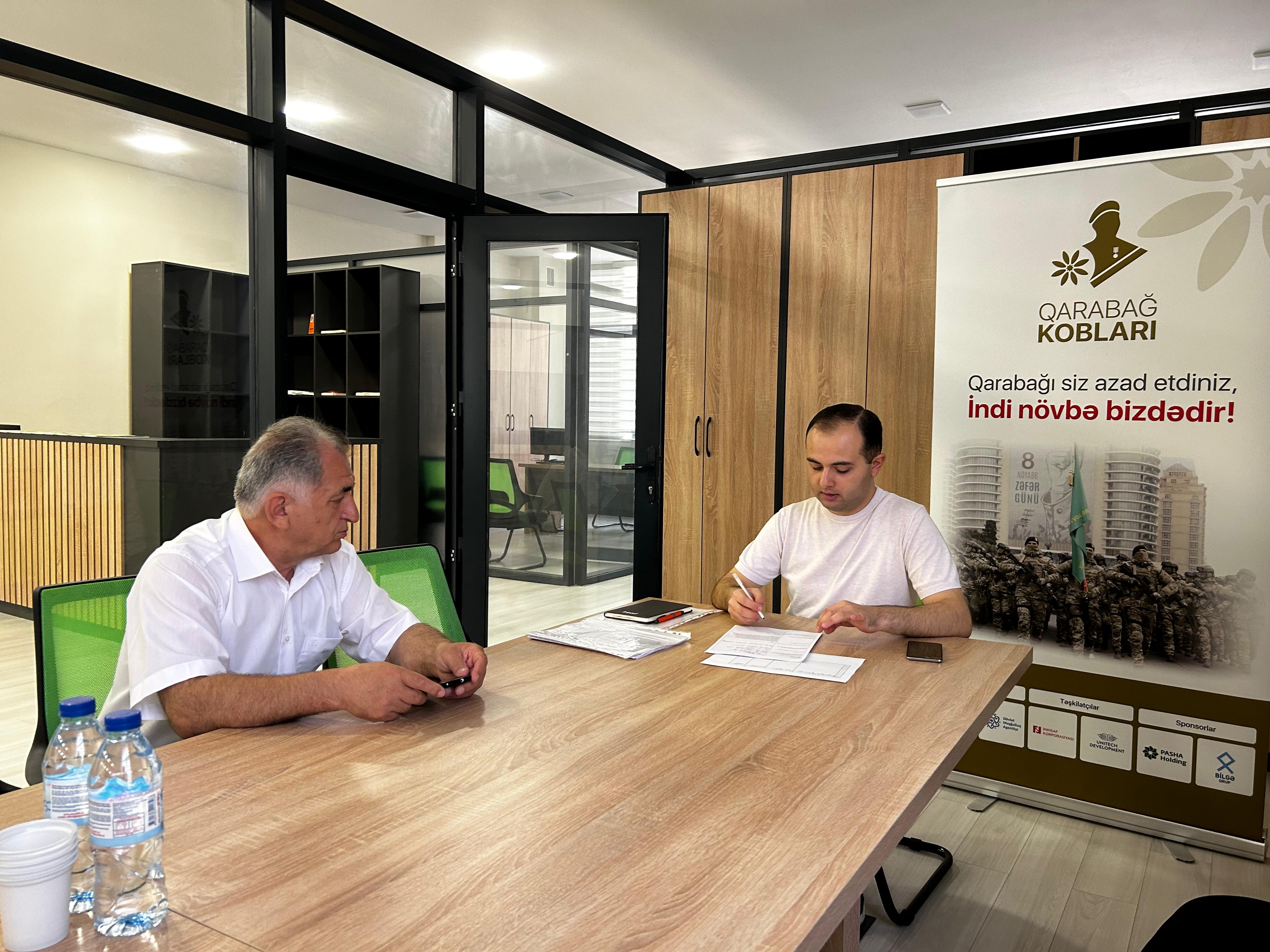 Qarabağ KOB-ları 2024 proqramına cəlb ediləcək namizədlərin seçim prosesi Bərdə rayonunda davam edib.