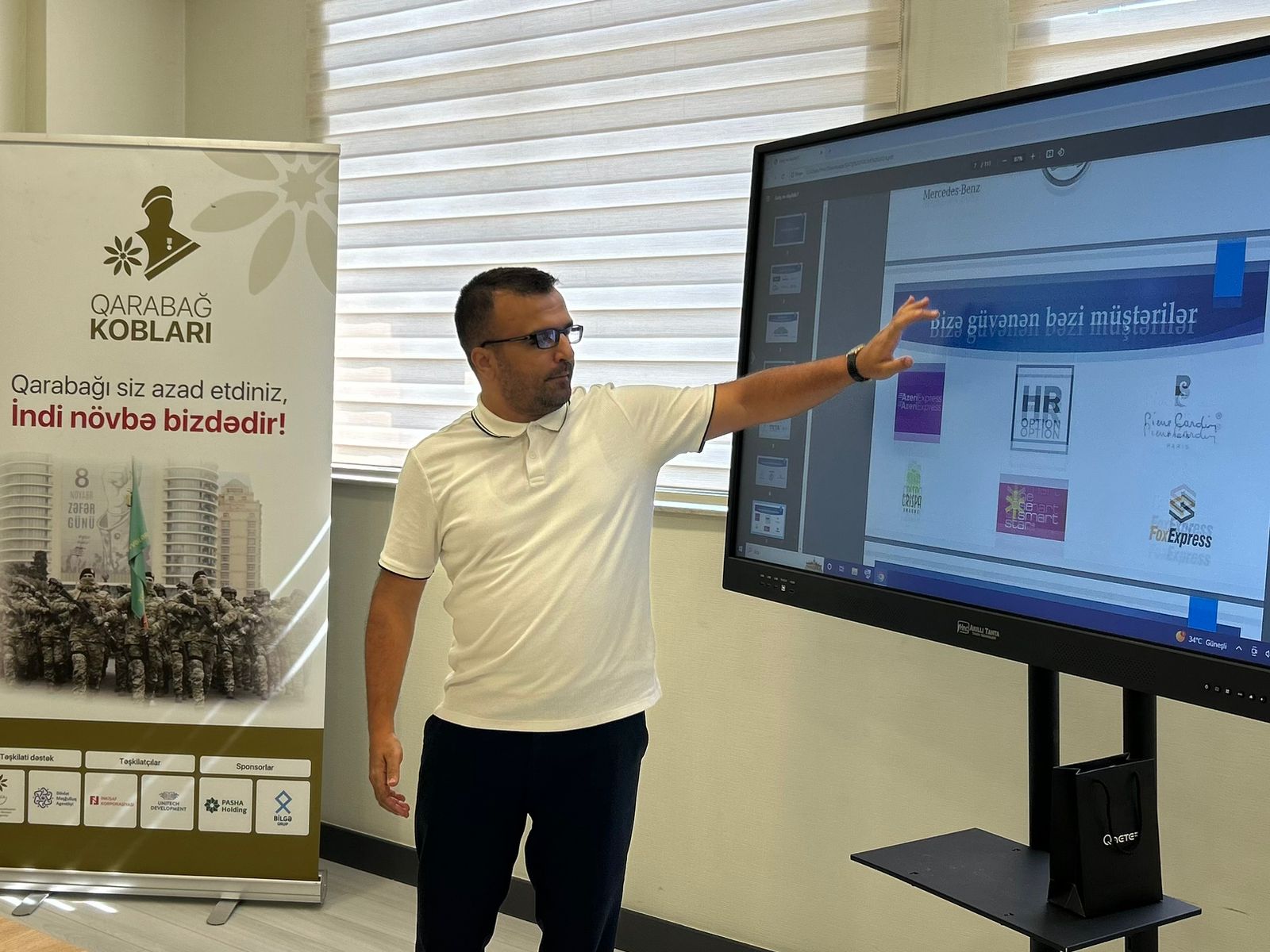 Bərdə şəhərində Qarabağ KOB-ları proqramı çərçivəsində keçirilən “Satış” mövzusunda təlim davam edib.