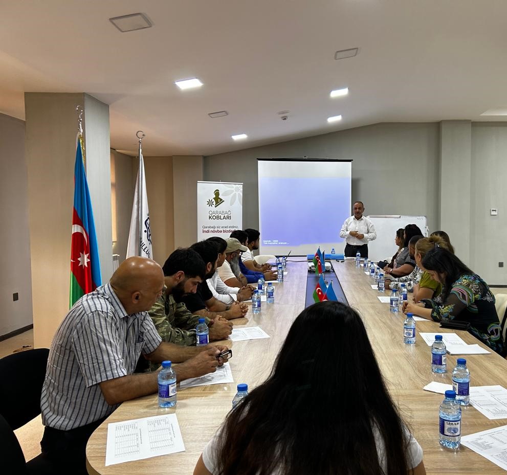 Qarabağ KOB-ları proqramı çərçivəsində Bakı şəhərində “Maliyyənin idarəolunması” mövzusunda daha bir təlim keçirilib.