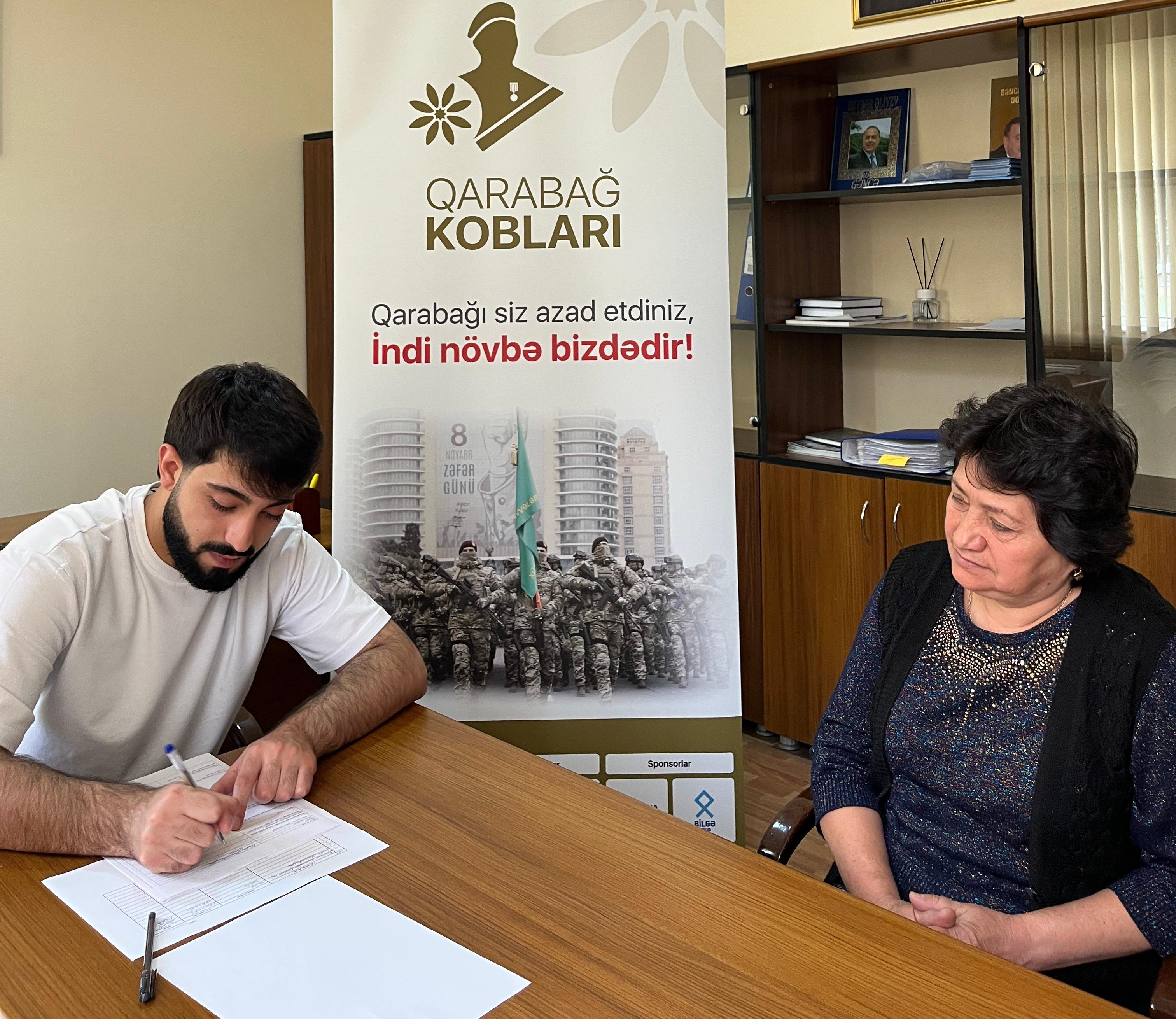 “Qarabağ KOB-ları 2025” proqramına Gəncə şəhərindən cəlb ediləcək namizədlərin seçim prosesi keçirilib
