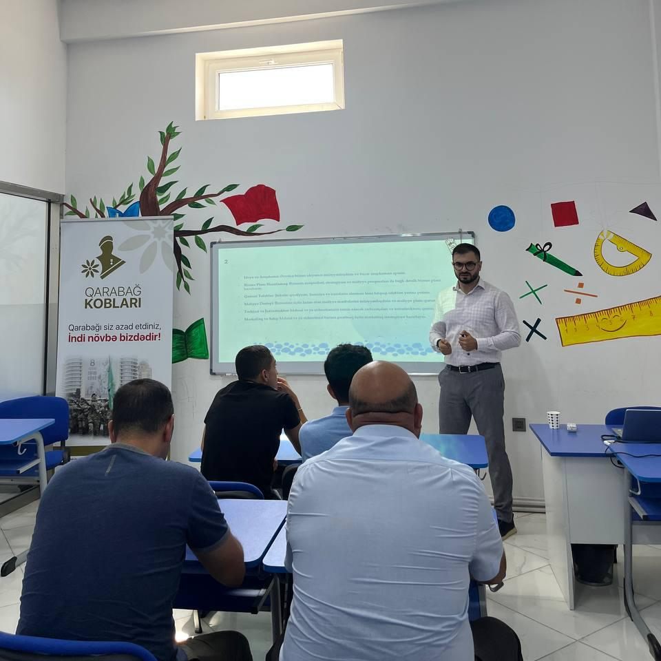 Qarabağ KOB-ları layihəsi çərçivəsində Abşeron rayonunda “Biznesə Başla” mövzusunda təlim keçirilib