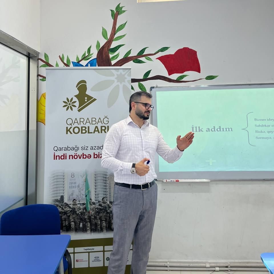 Qarabağ KOB-ları layihəsi çərçivəsində Abşeron rayonunda “Biznesə Başla” mövzusunda təlim keçirilib