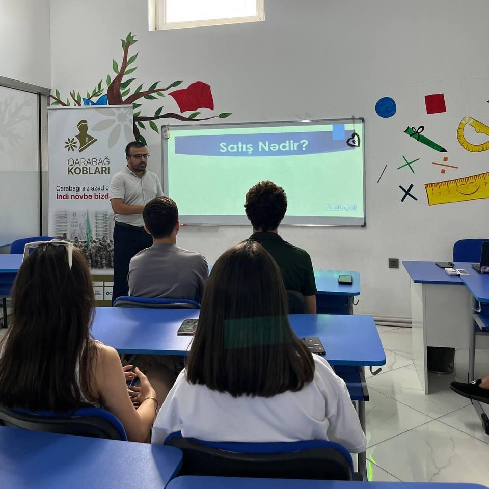 Qarabağ KOB-ları layihəsi çərçivəsində Abşeron rayonunda “Satış” mövzusunda təlim keçirilib