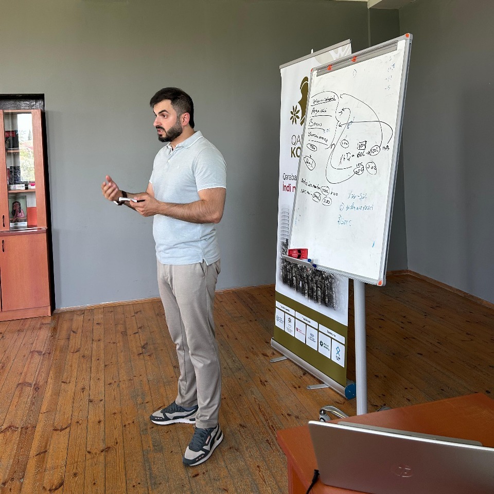 Qarabağ KOB-ları layihəsi çərçivəsində Goranboy rayonunda “Biznesə Başla” mövzusunda təlim keçirilib.