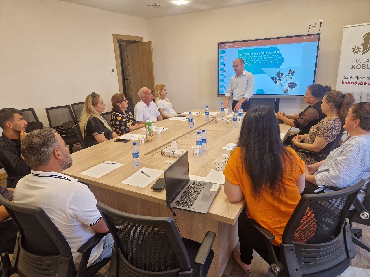 Qarabağ KOB-ları layihəsi çərçivəsində Şuşa şəhərində Qarabağ bölgəsindən (Füzuli, Xocalı, Laçın və Şuşa) olan namizədlər üçün “Maliyyənin idarə olunması”  mövzusunda təlim keçirilib